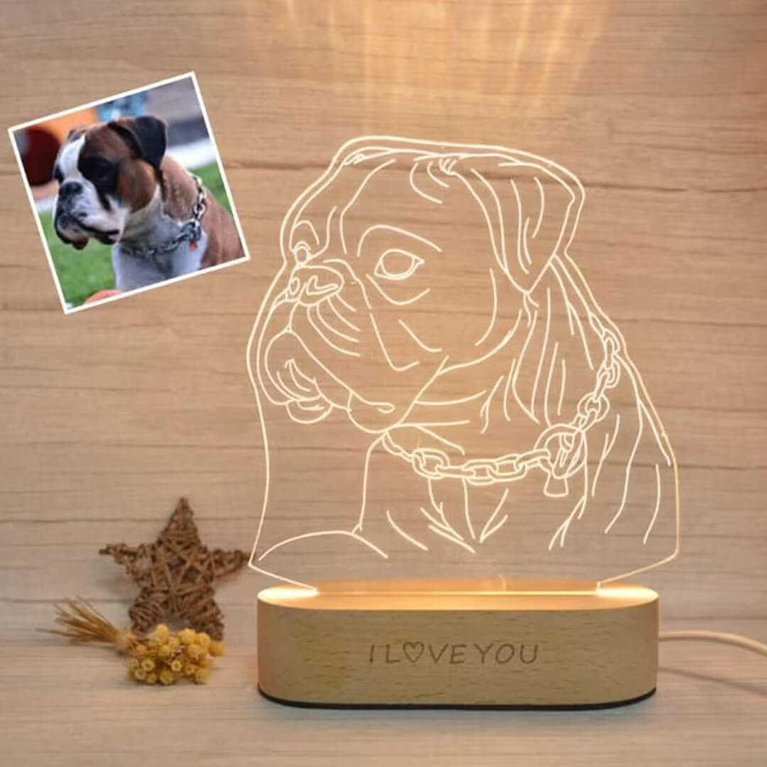 Benutzerdefinierte Foto-3D-Lampe