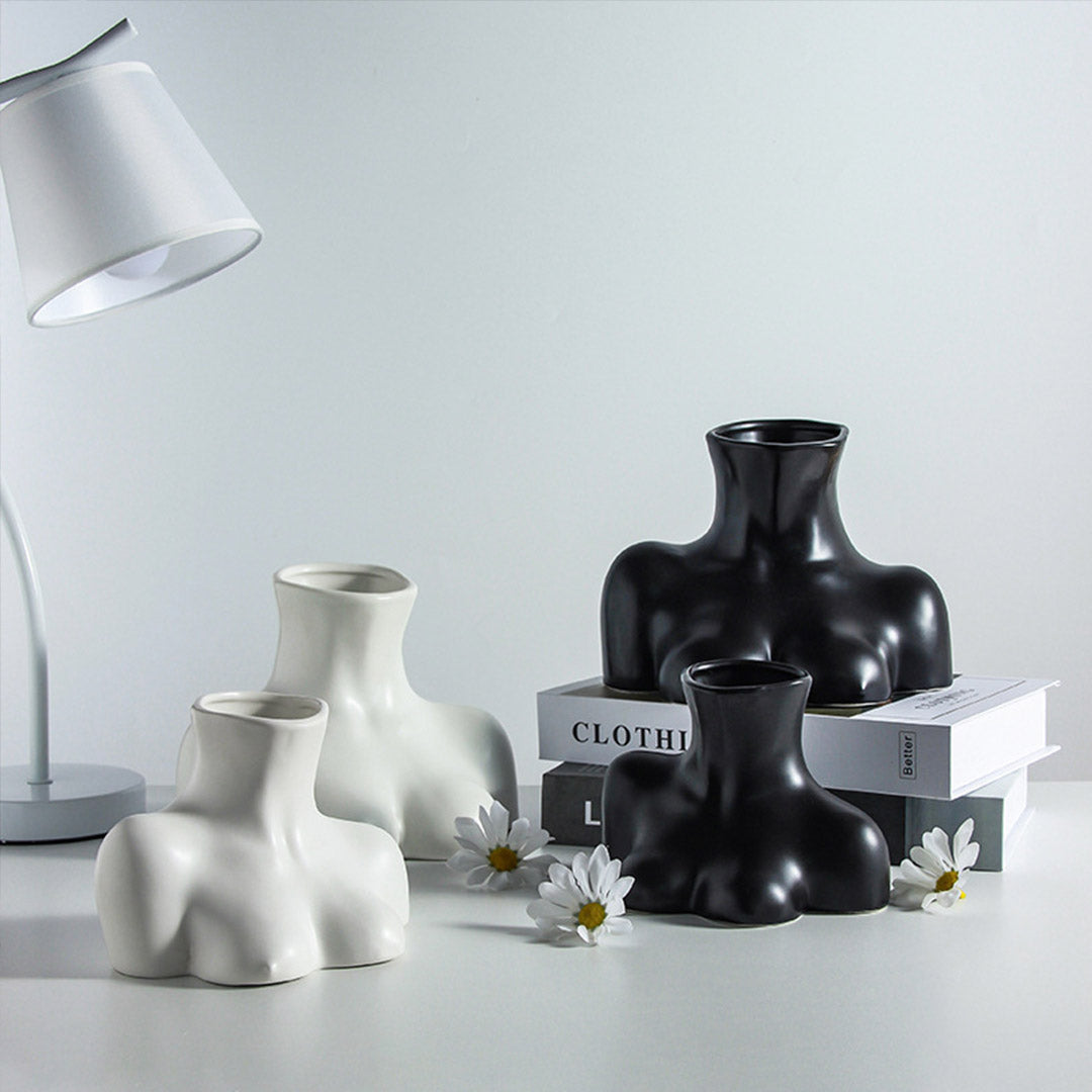 Vase de statue d'art corporel