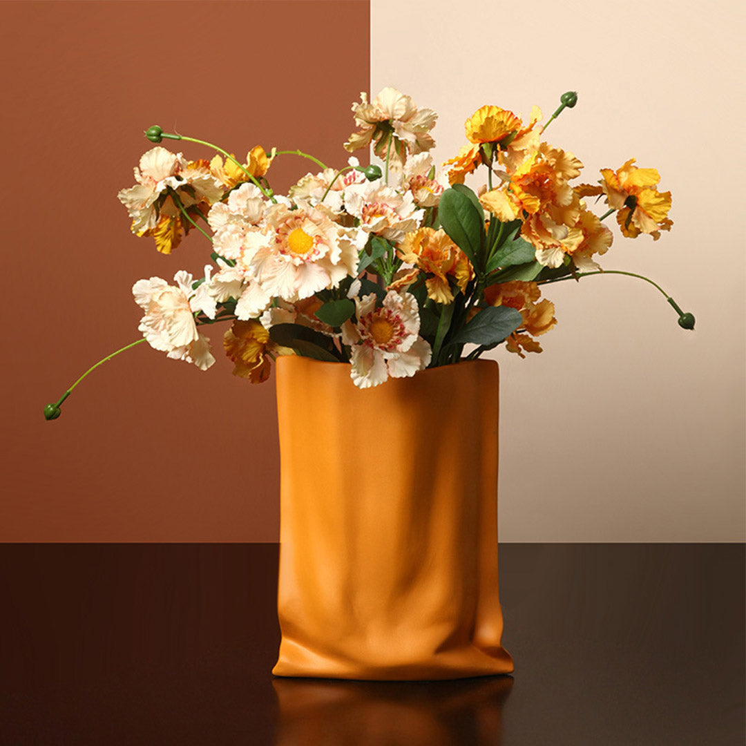 Paper Bag Type Vase