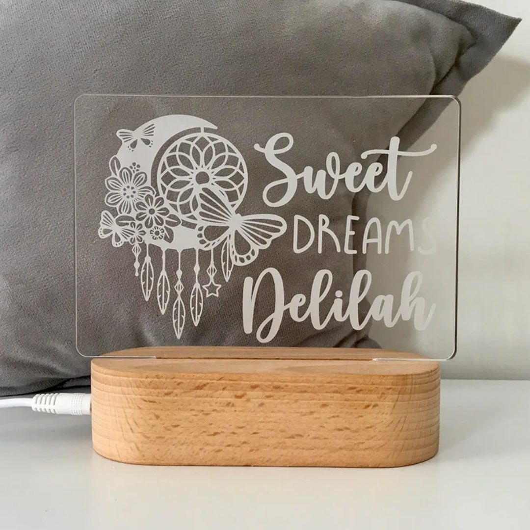 Personalized Dream Catcher Night Light