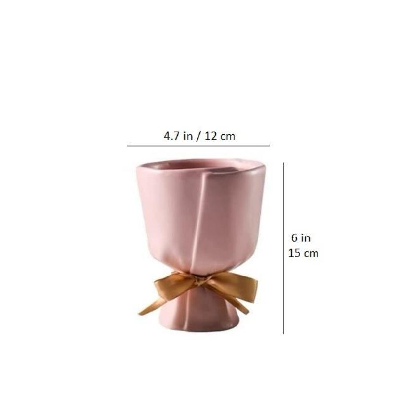 Mini jardinière en céramique pour bouquet