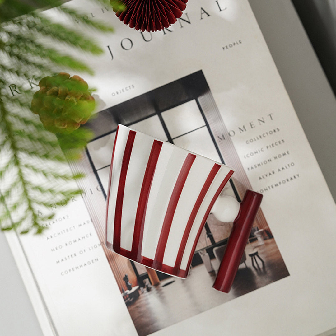 Vintage Stripe Coffee & Tea Mug