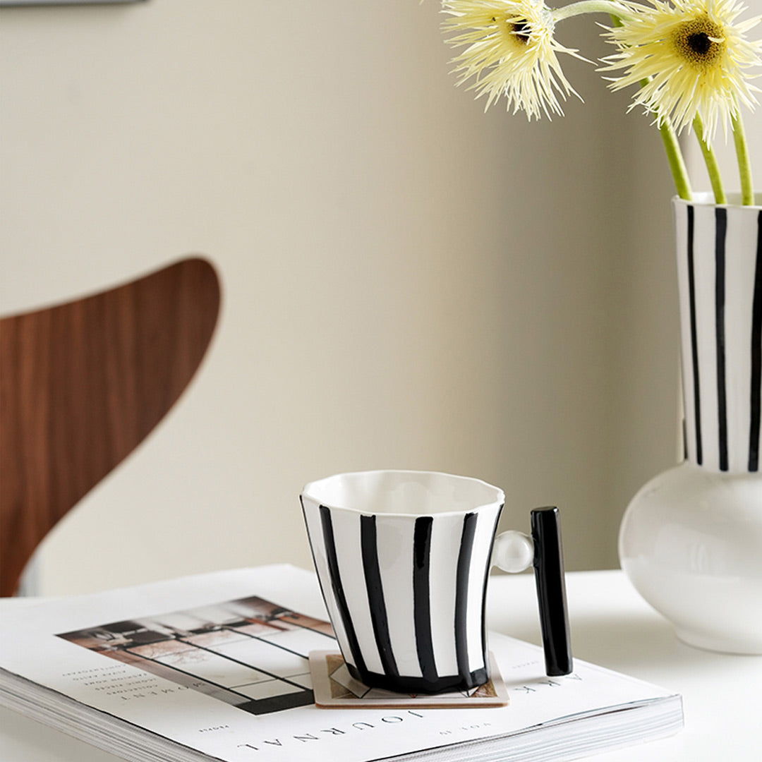 Vintage Stripe Coffee & Tea Mug