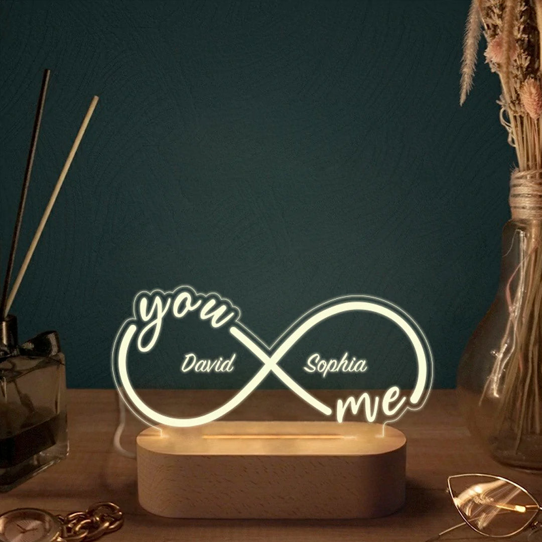 Lámpara de ilusión 3D personalizada