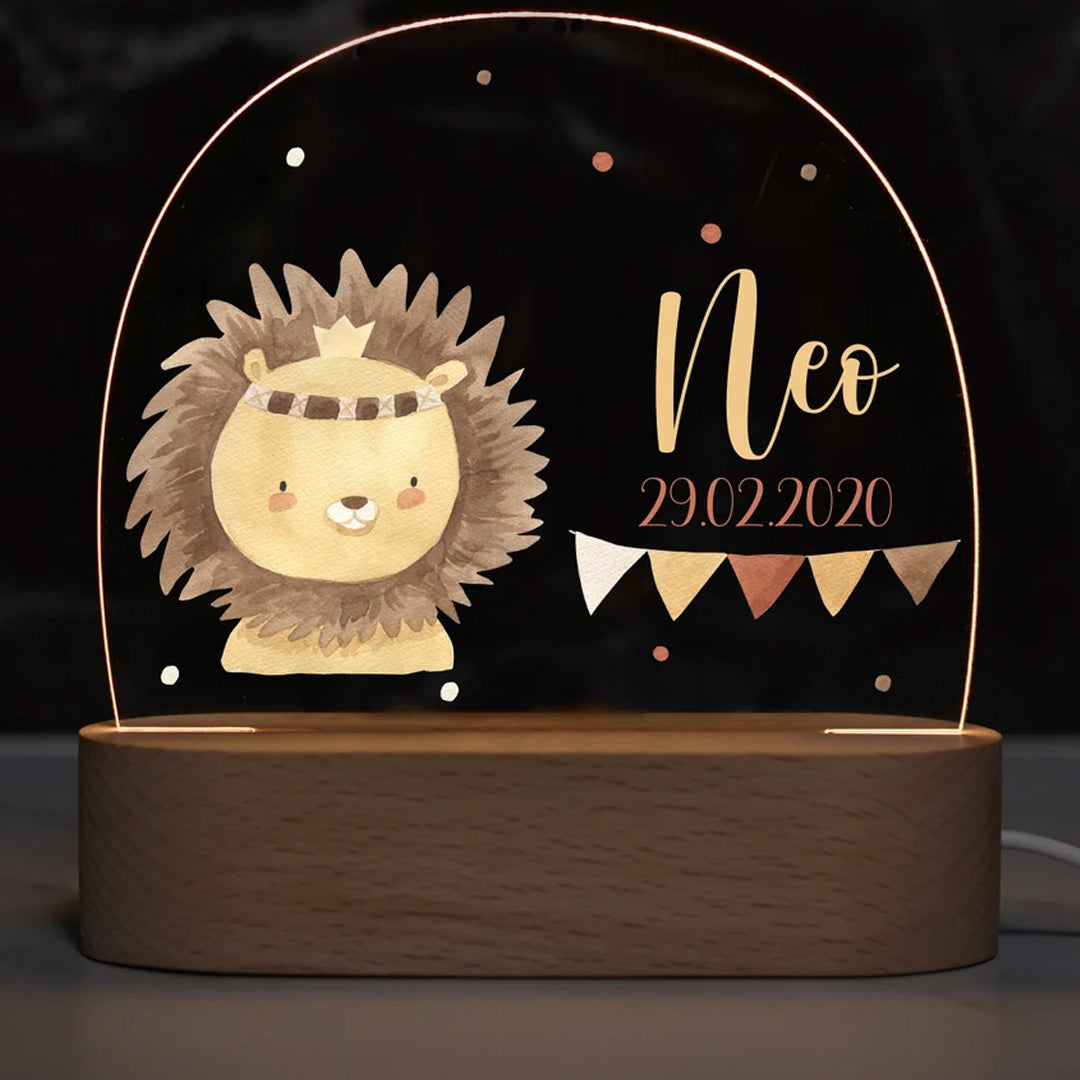 Personalized Cute Night Light