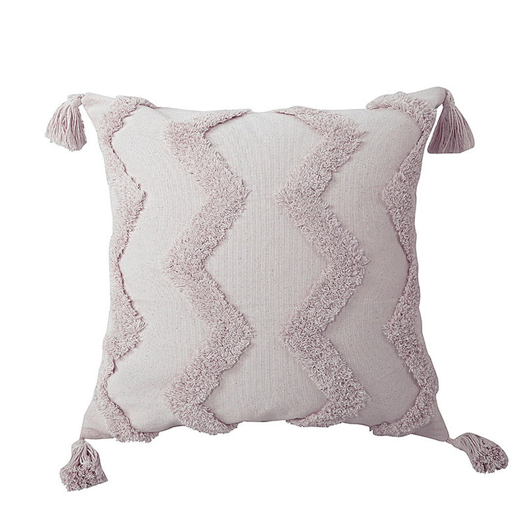 Housse de coussin en macramé Boho avec glands