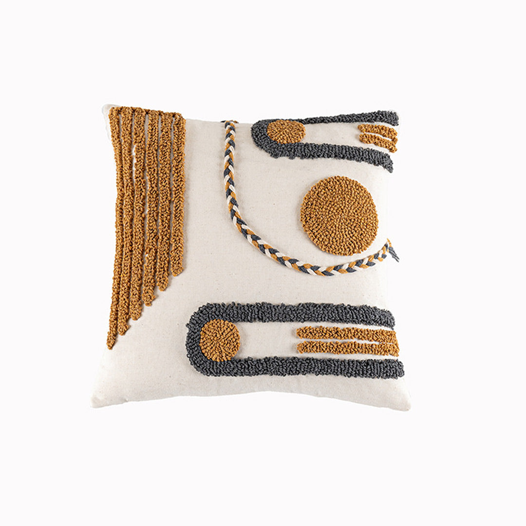 Housse de coussin en macramé Boho avec glands