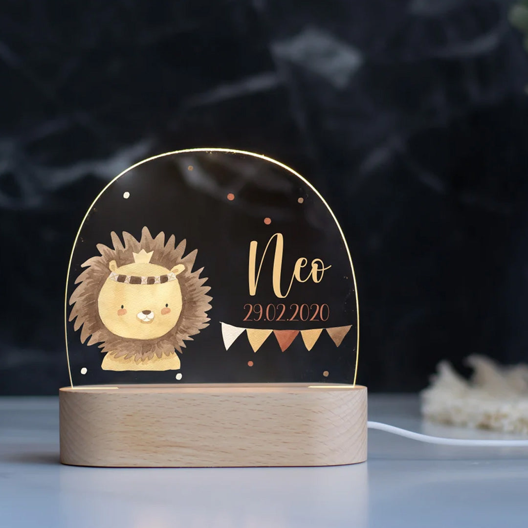 Personalized Cute Night Light