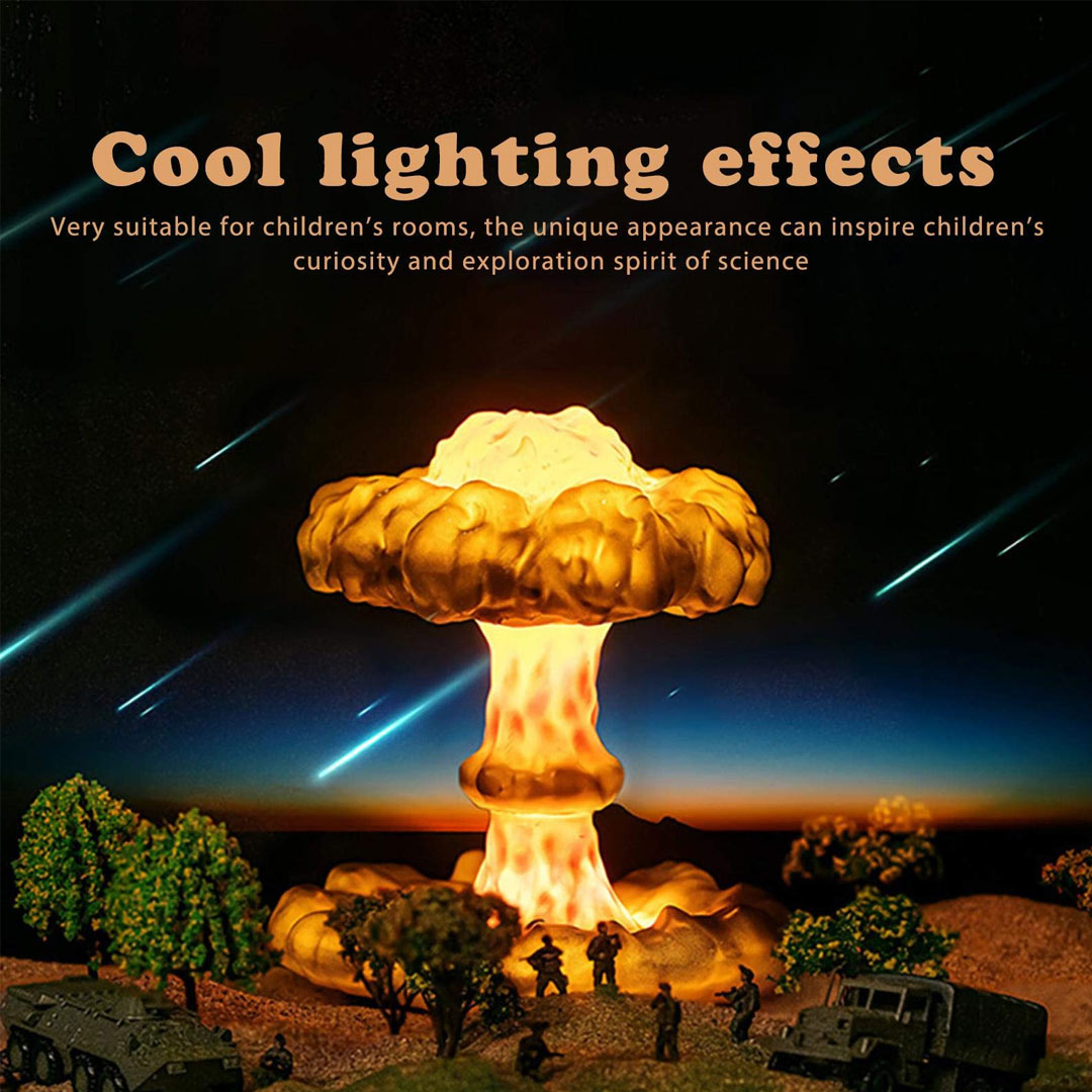 3D Nuclear Explosion Mushroom Cloud Lamp – feajoy