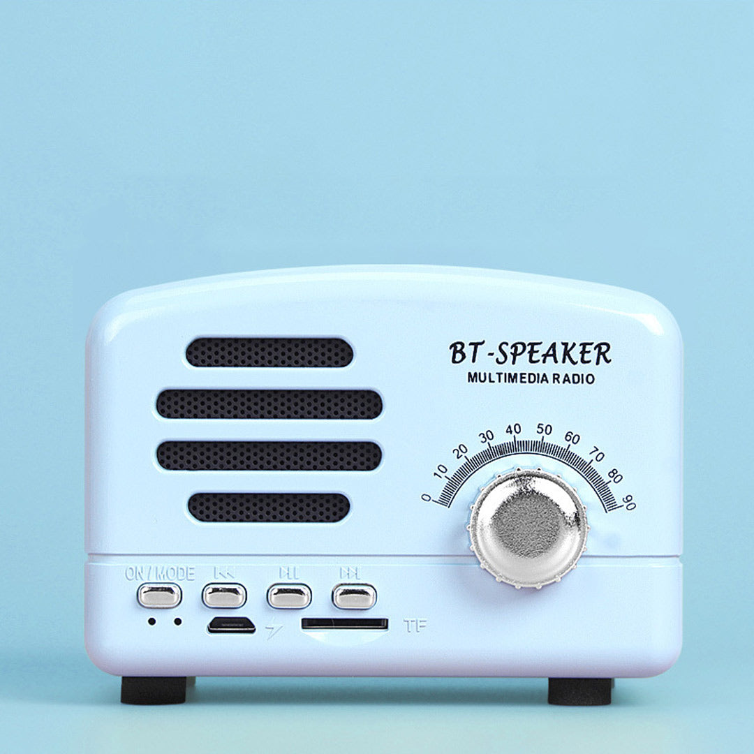 Tragbarer Bluetooth-Lautsprecher im Retro-Stil