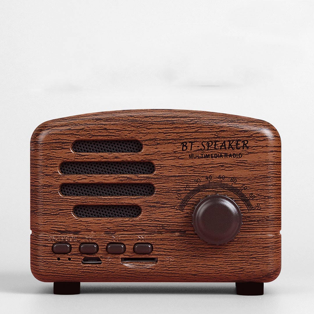 Tragbarer Bluetooth-Lautsprecher im Retro-Stil