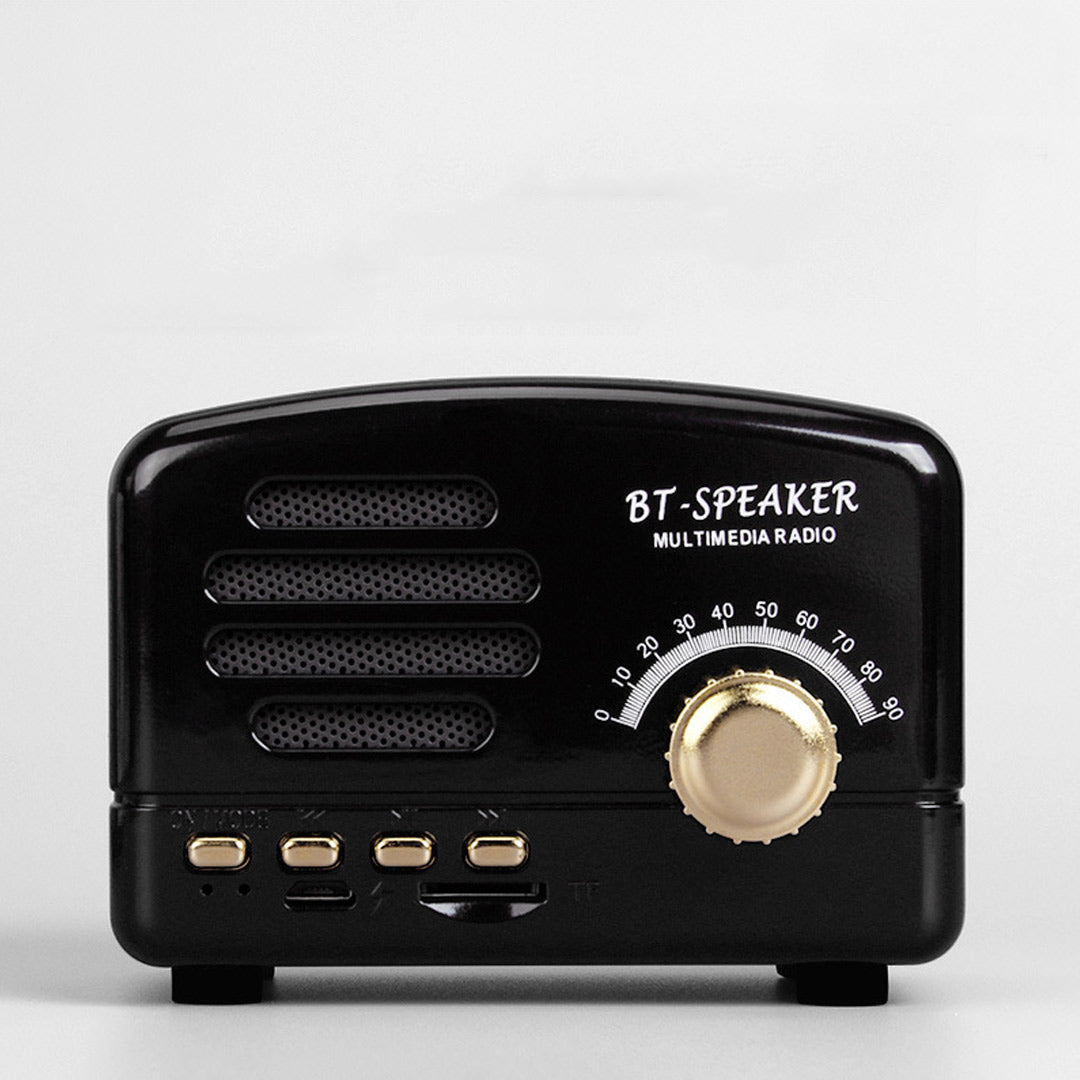 Tragbarer Bluetooth-Lautsprecher im Retro-Stil