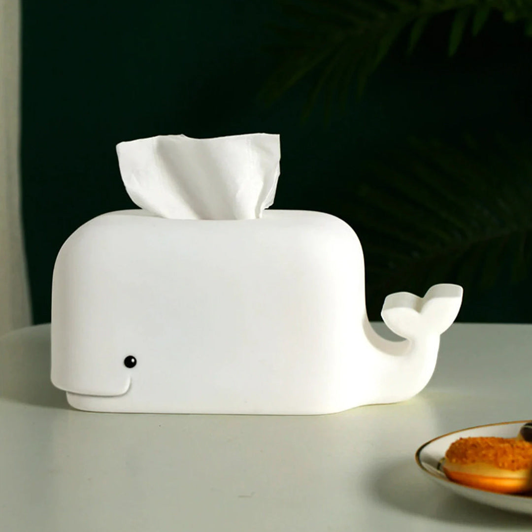 Boîte à mouchoirs baleine mignonne