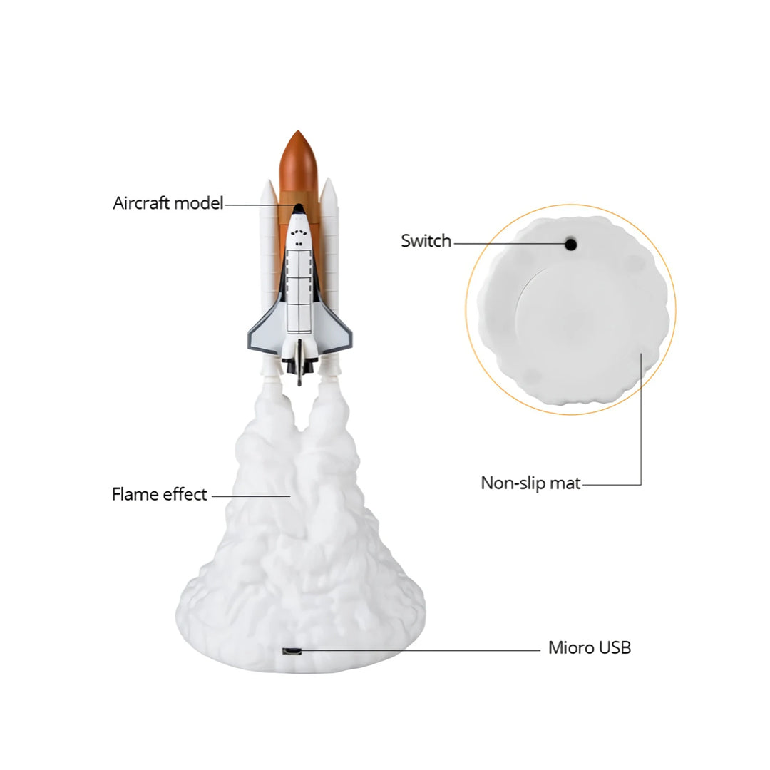 Lámpara de cohete/Lámpara de transbordador espacial