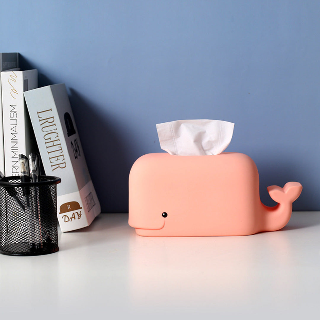 Cute Whale Tissue Box