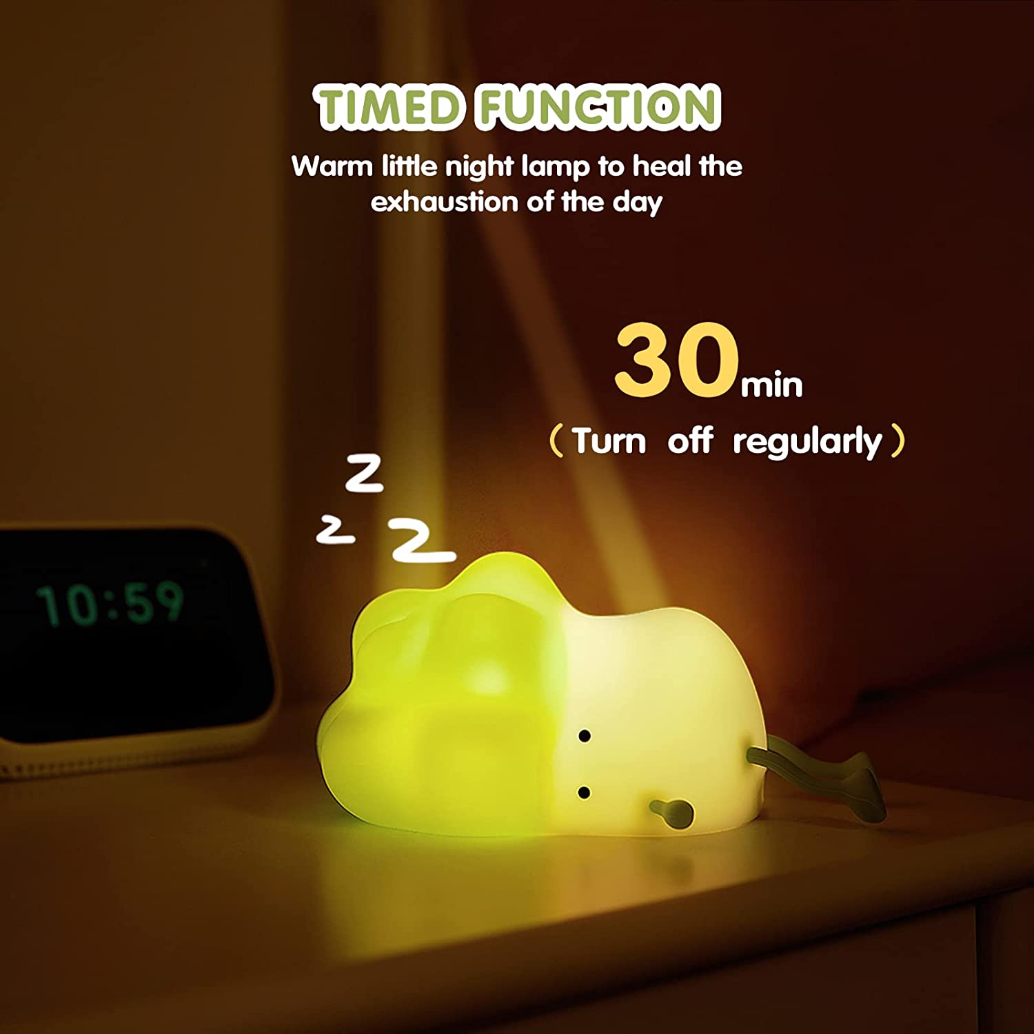 Lying Cabbage Night Light