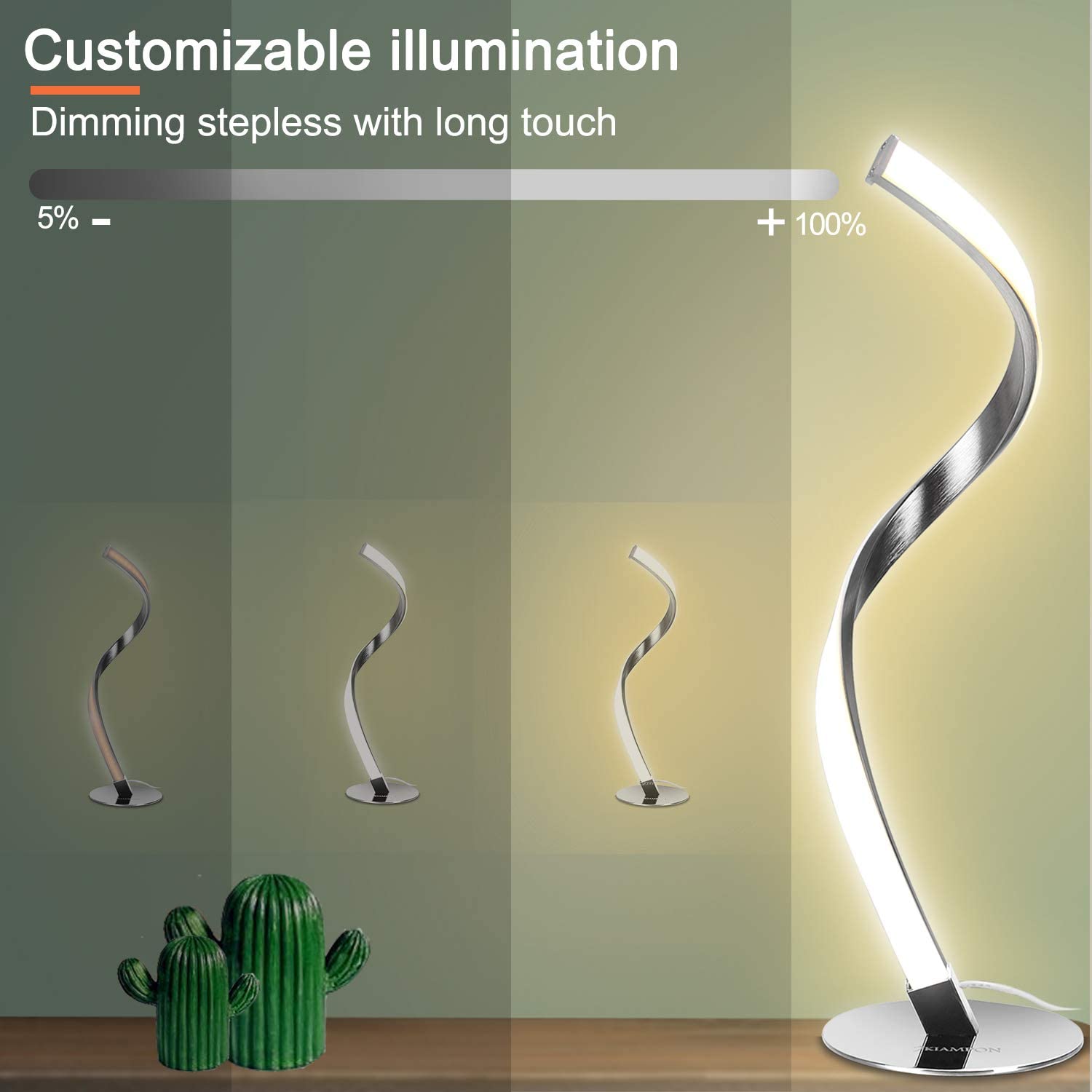 Lampe Spirale LED Curvy