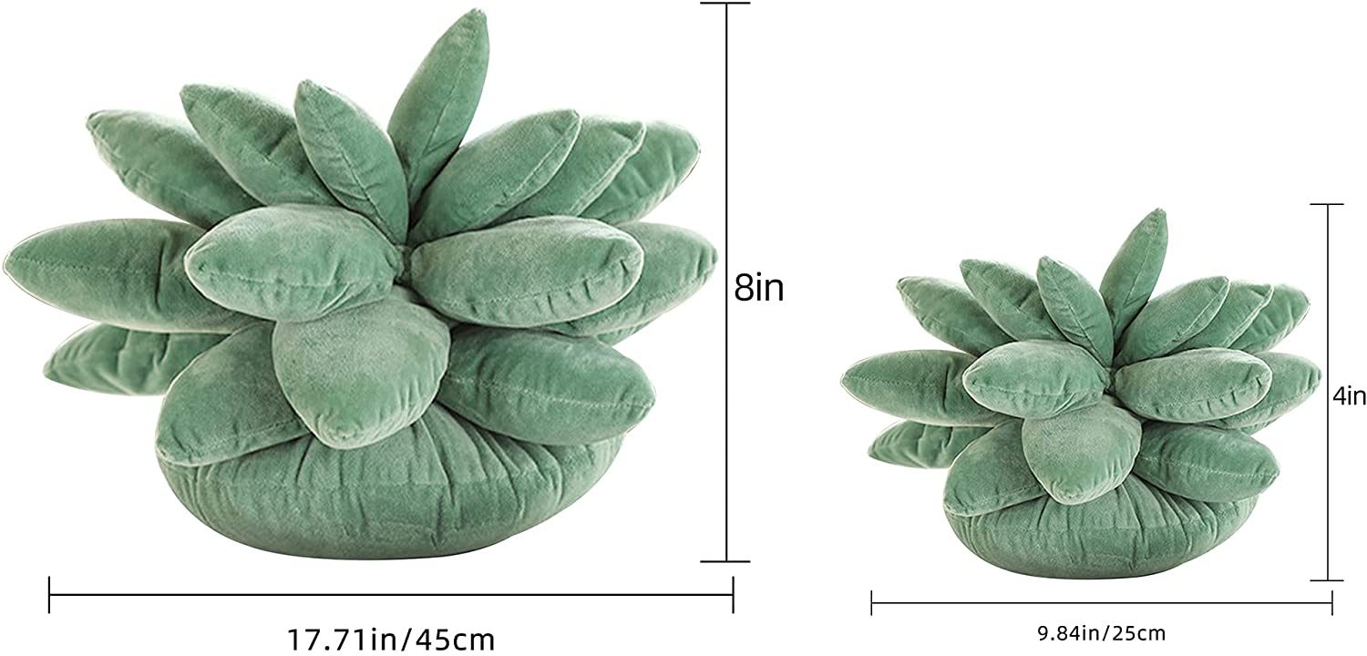 3D-Sukkulenten-Kaktus-Kissen