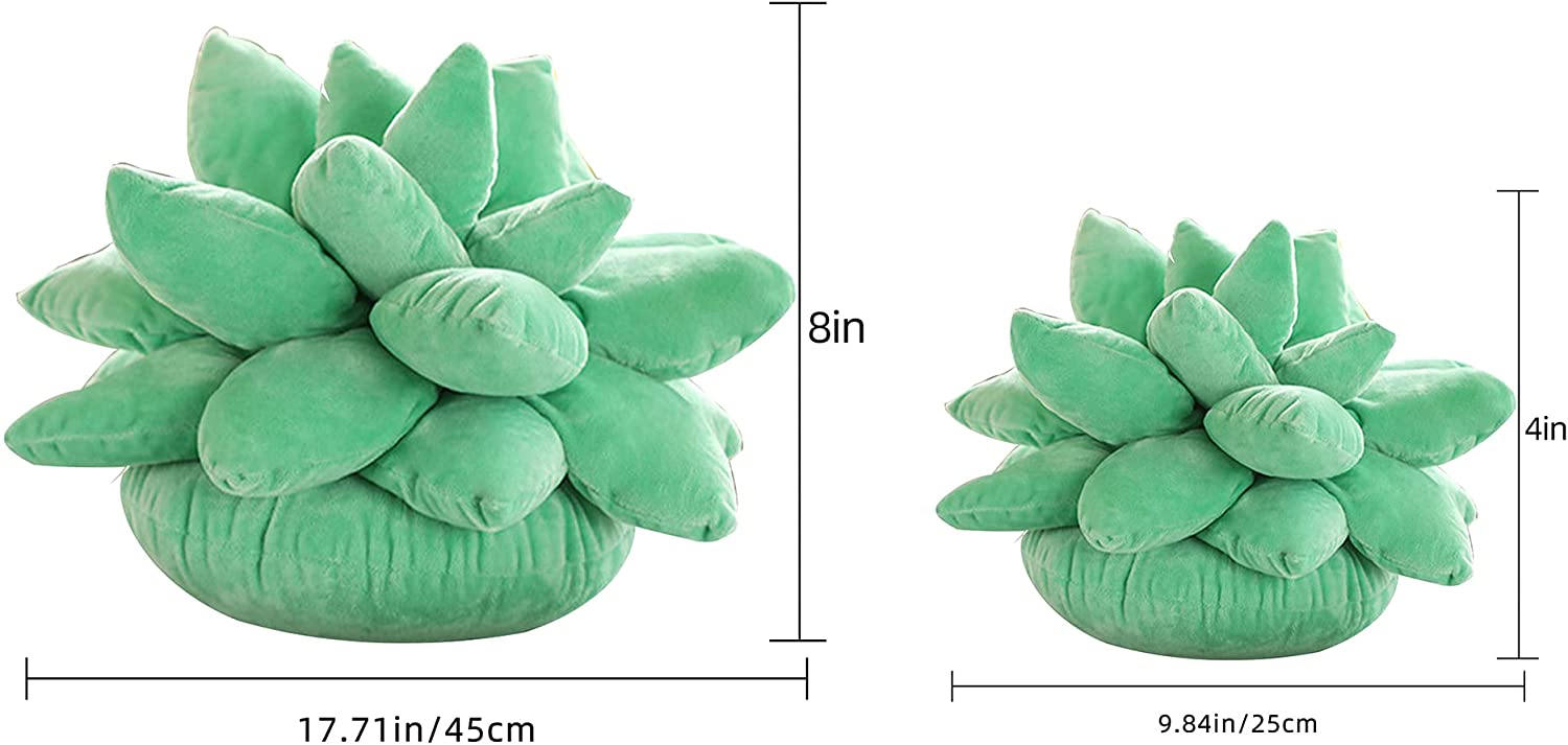 3D-Sukkulenten-Kaktus-Kissen