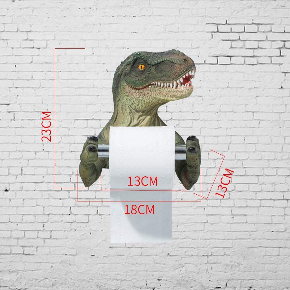 Portarrollos de papel de dinosaurio