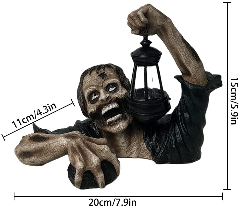 Zombie-Statue-Garten-Dekor