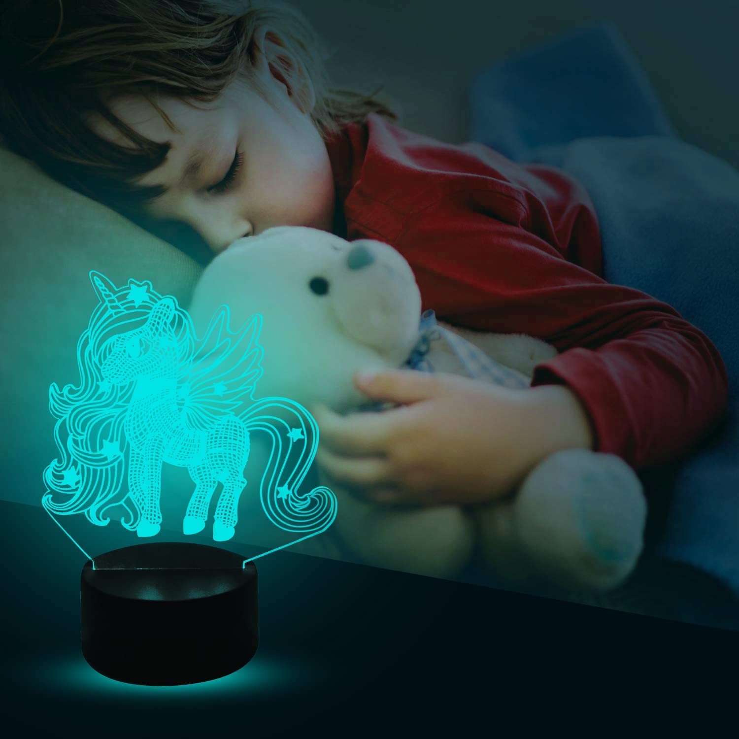Lampe Illusion 3D Dinosaure