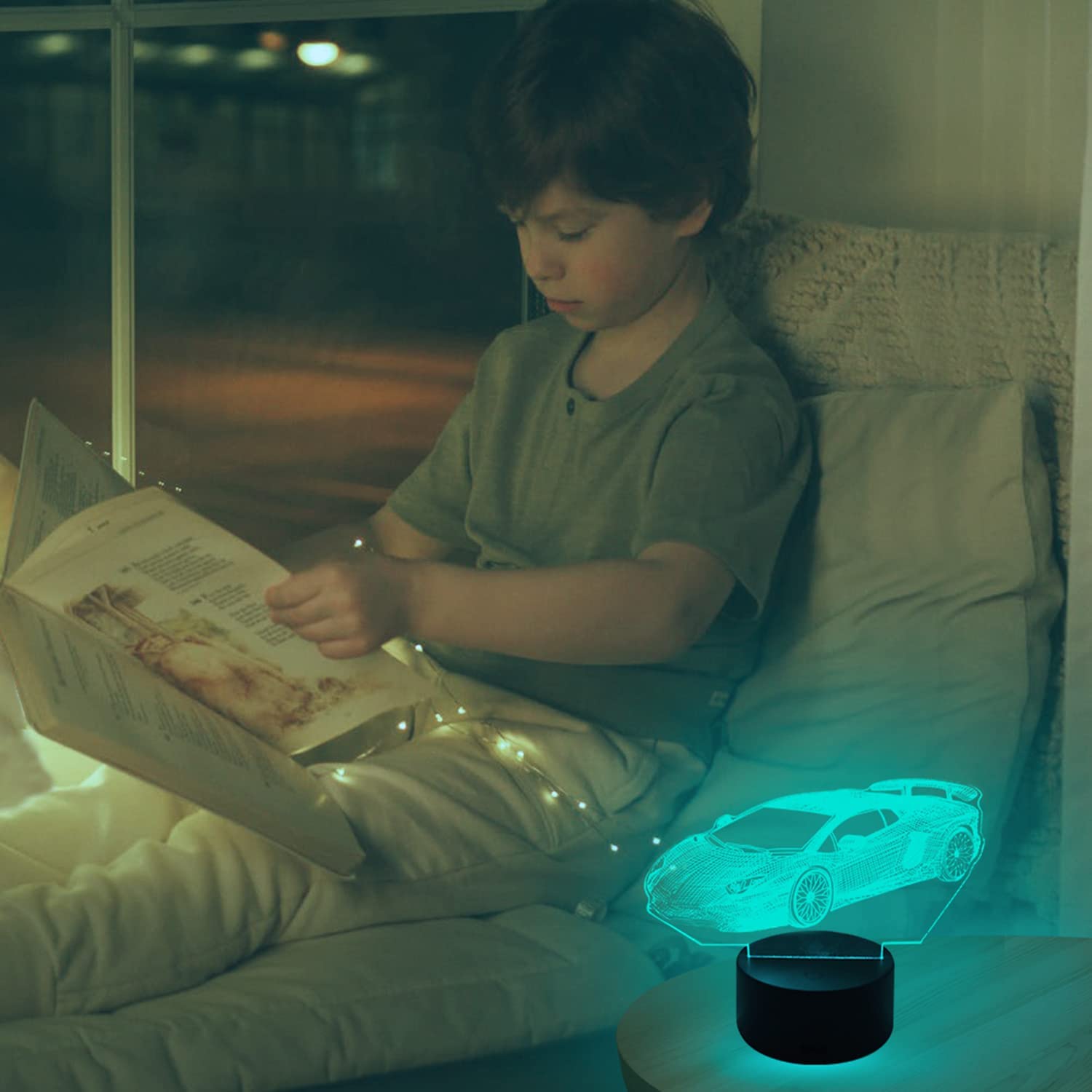 Lampe Illusion 3D Dinosaure