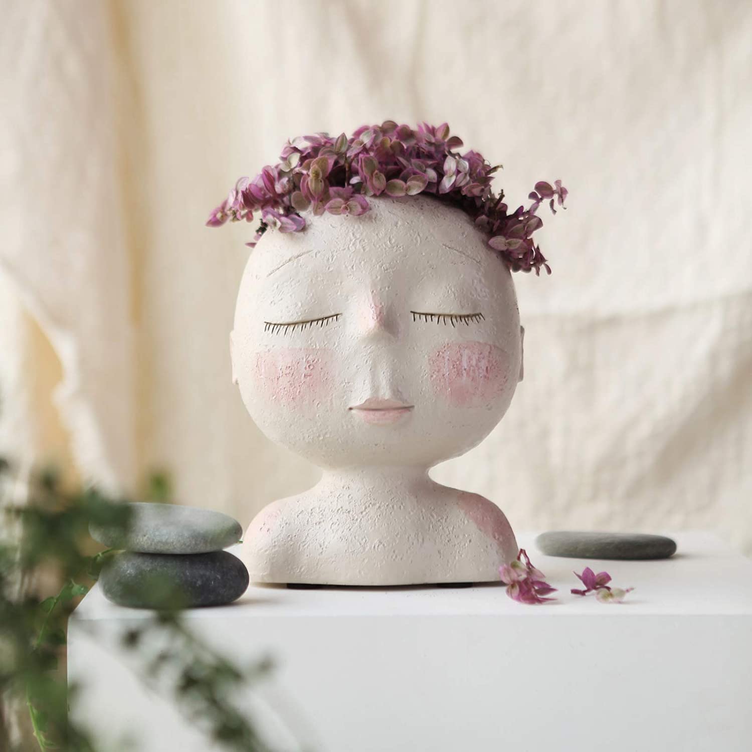 Pot de planteur de visage