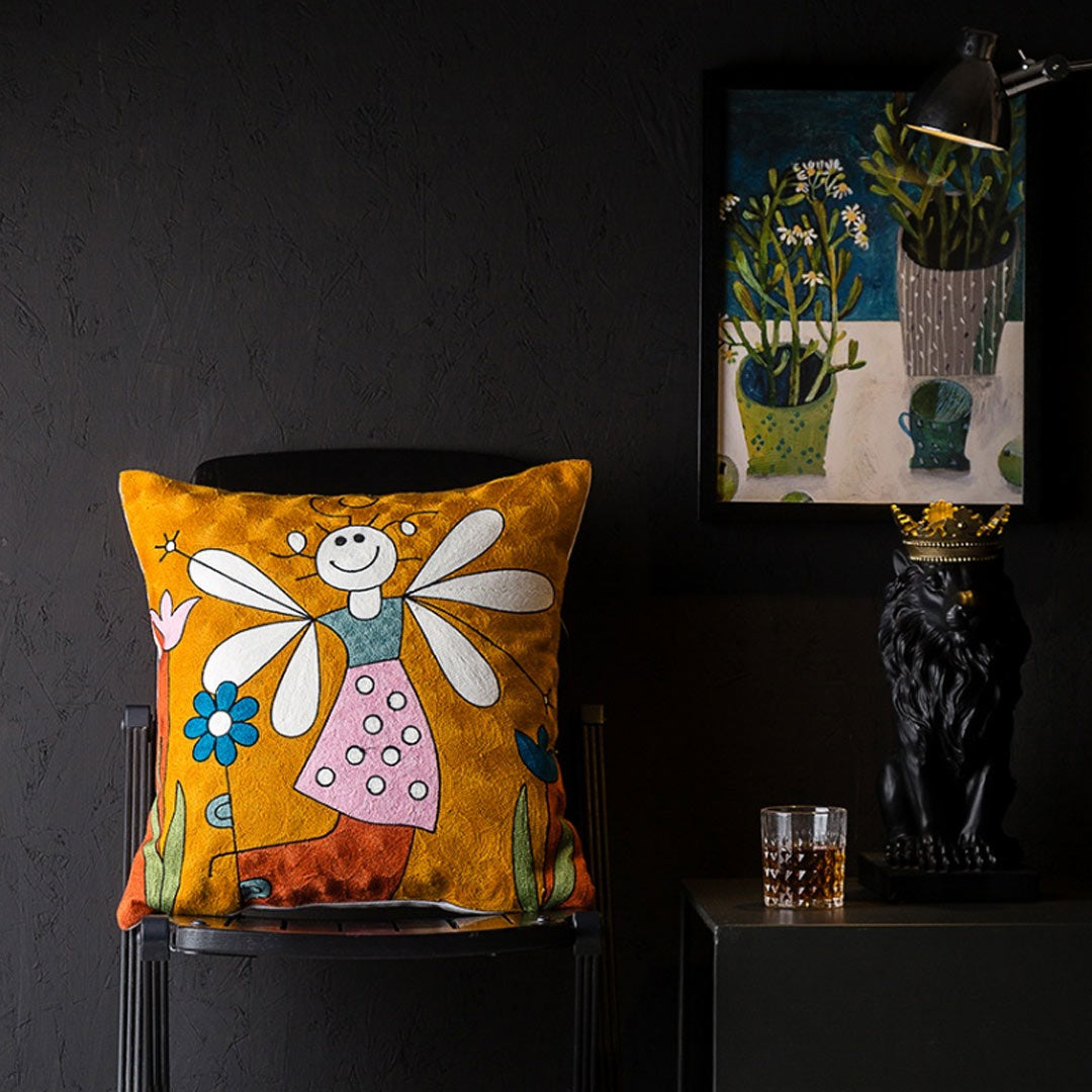 Taies d'oreiller d'art abstrait moderne (0215)