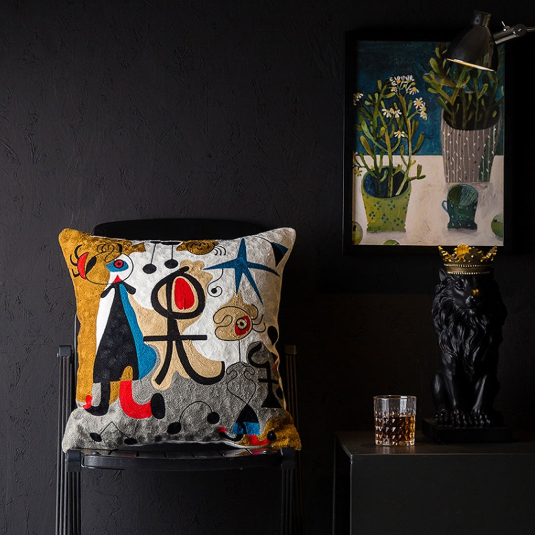 Taies d'oreiller d'art abstrait moderne (0215)