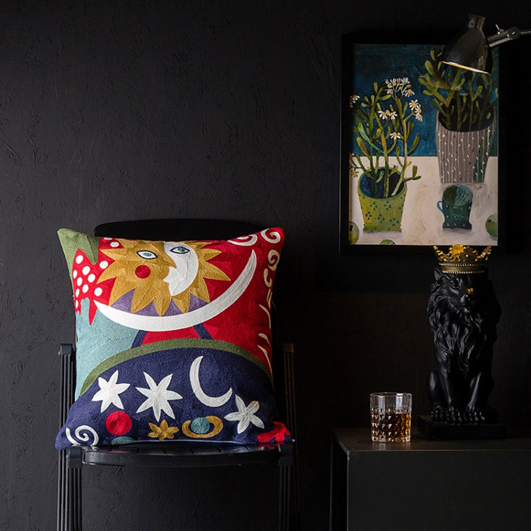 Taies d'oreiller d'art abstrait moderne (0215)