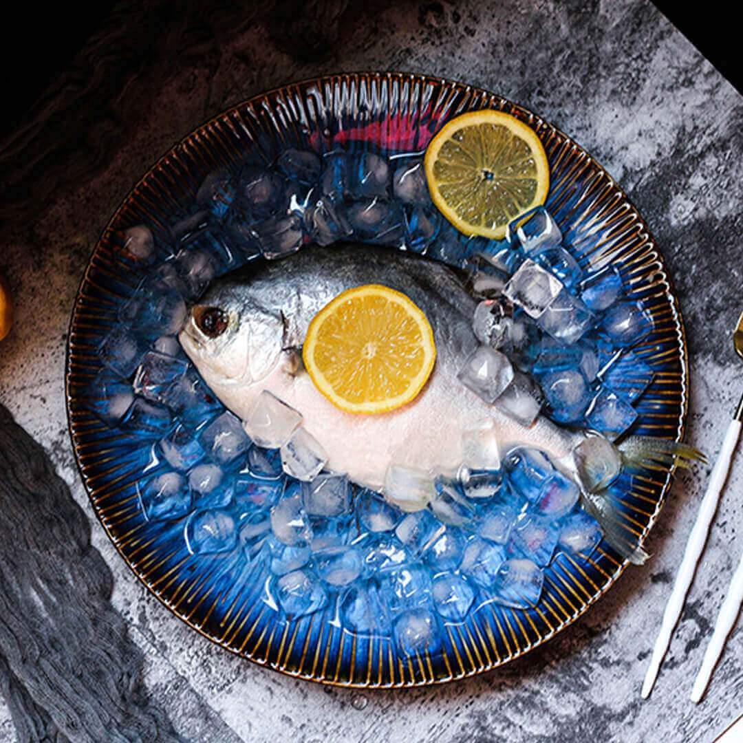 Assiette plate en céramique