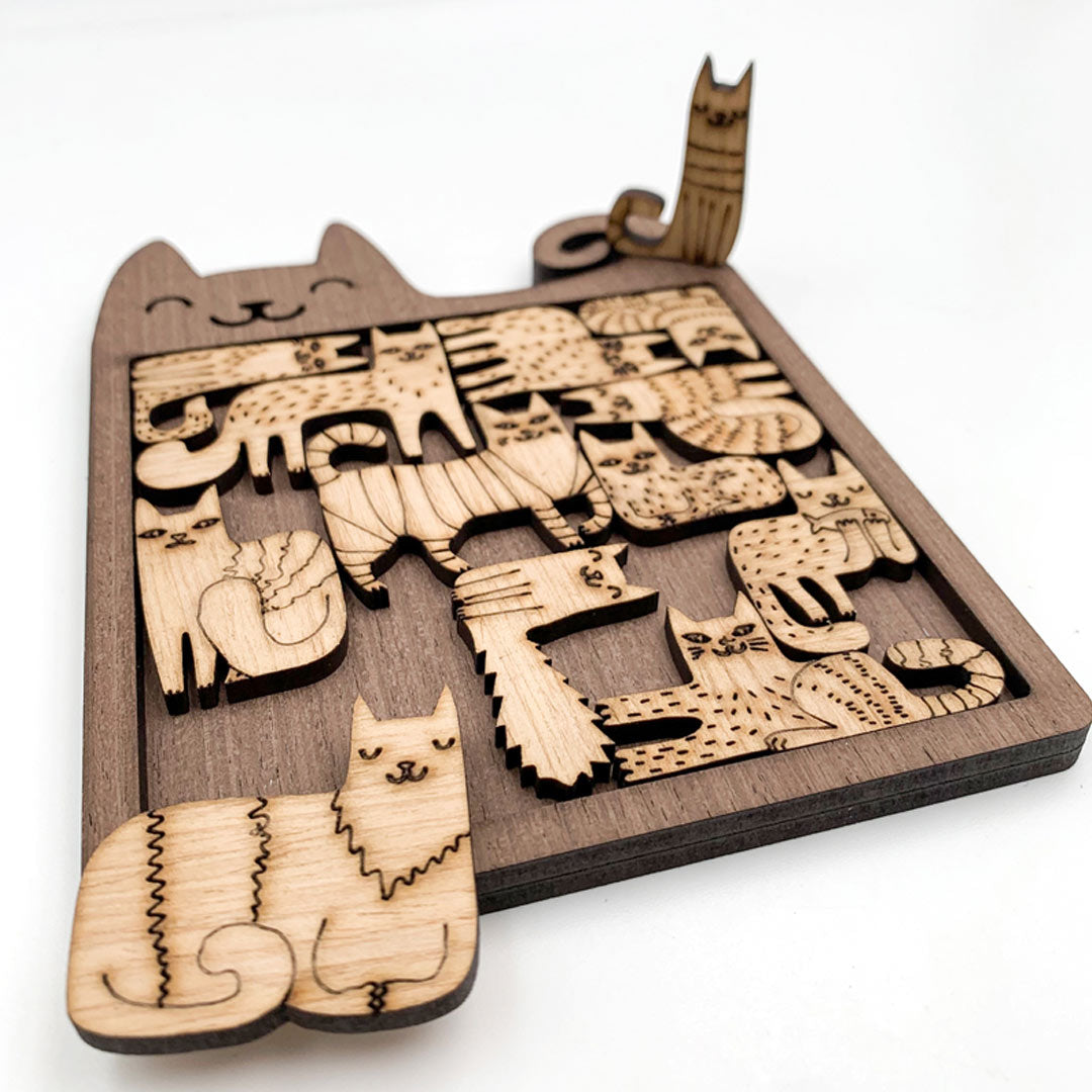 Cute Cat Educational Toy Puzzle