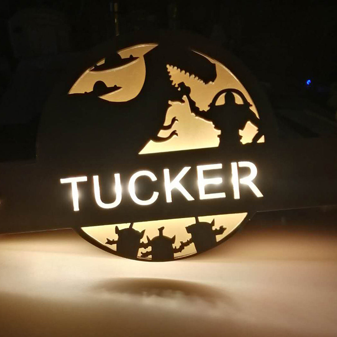 Personalized Wall Decor Lamp