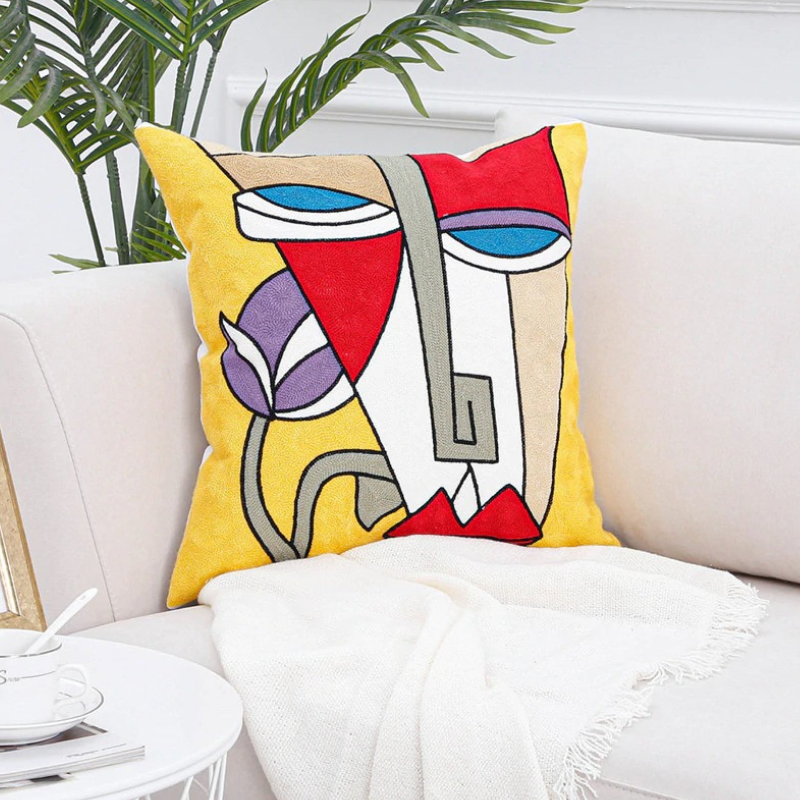 Housses de coussin d'art abstrait moderne