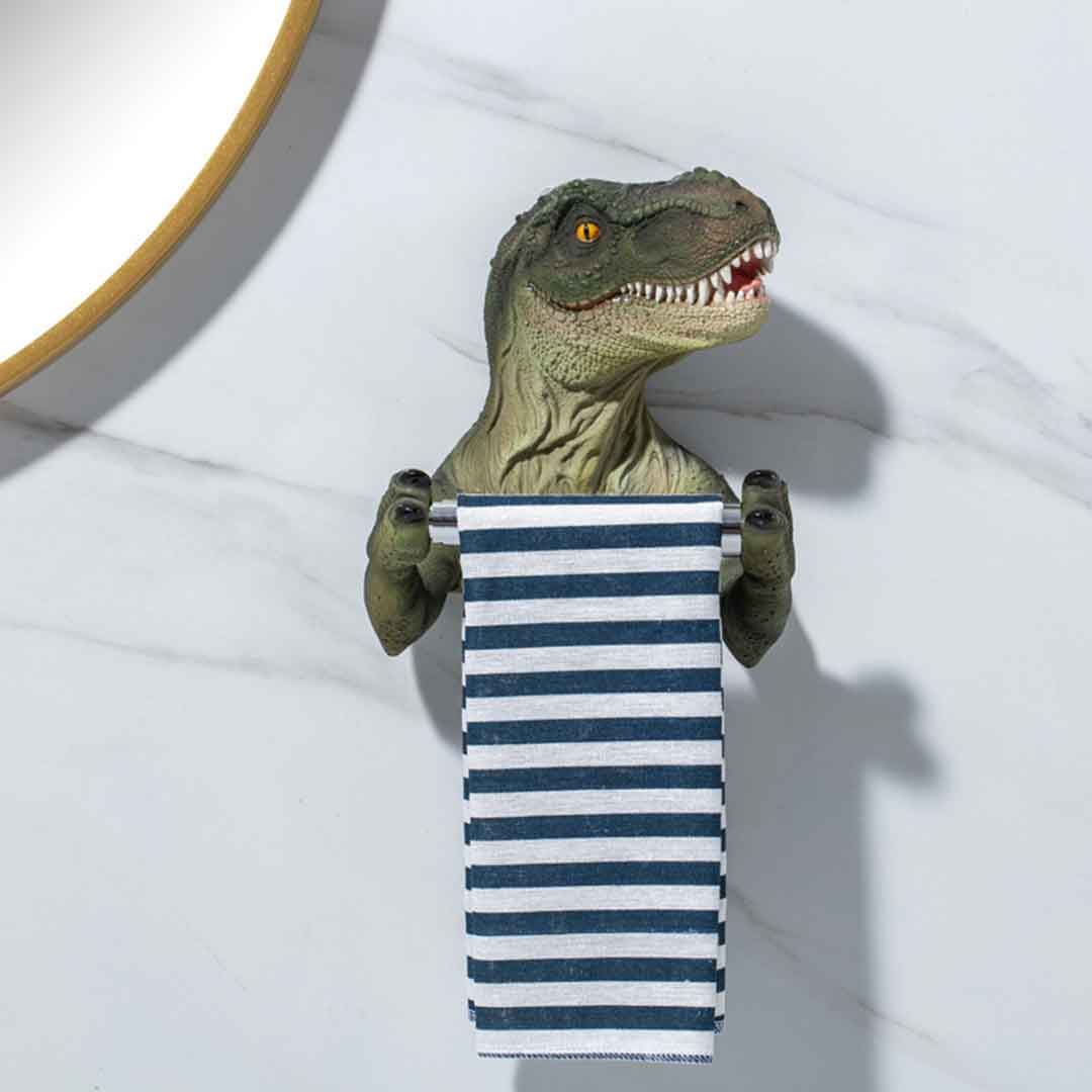 Portarrollos de papel de dinosaurio