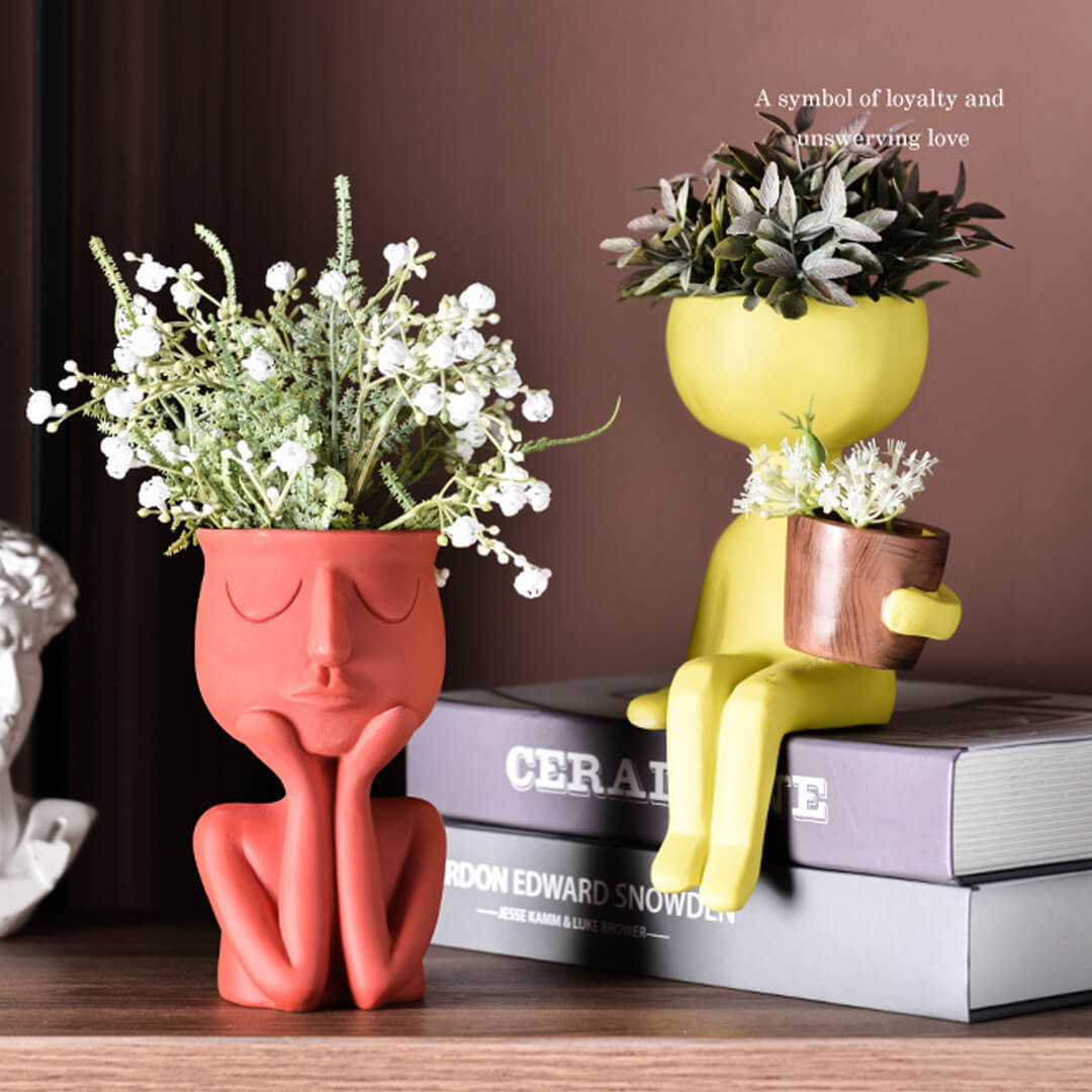 Abstract Character Creative Planter Pot