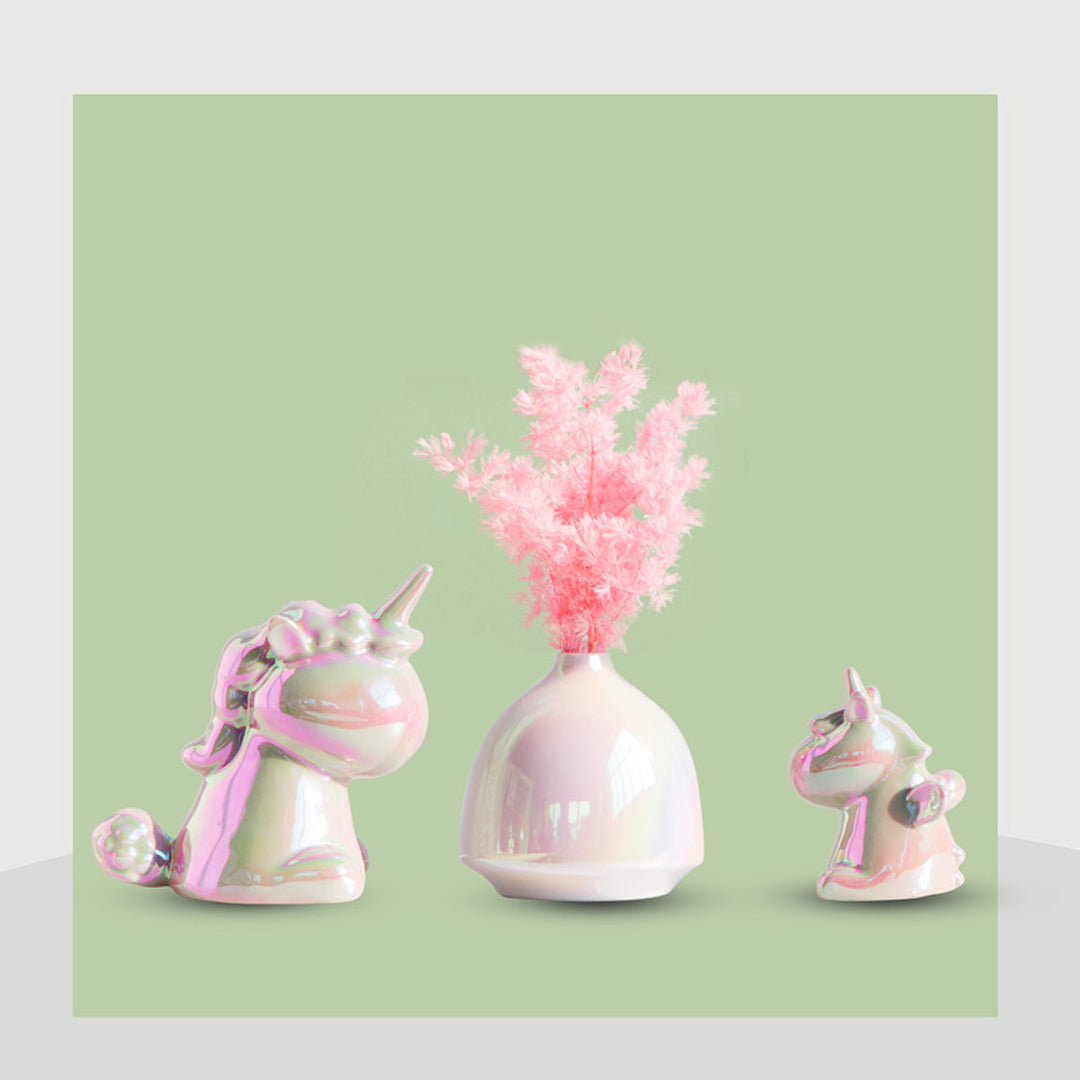 Kreative Regenbogen-Keramikvase