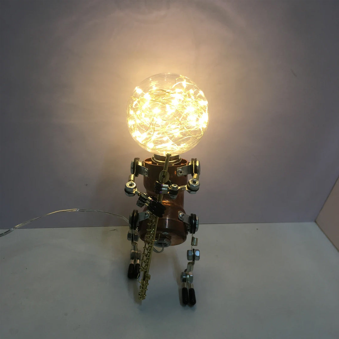 Lampada robot Steampunk