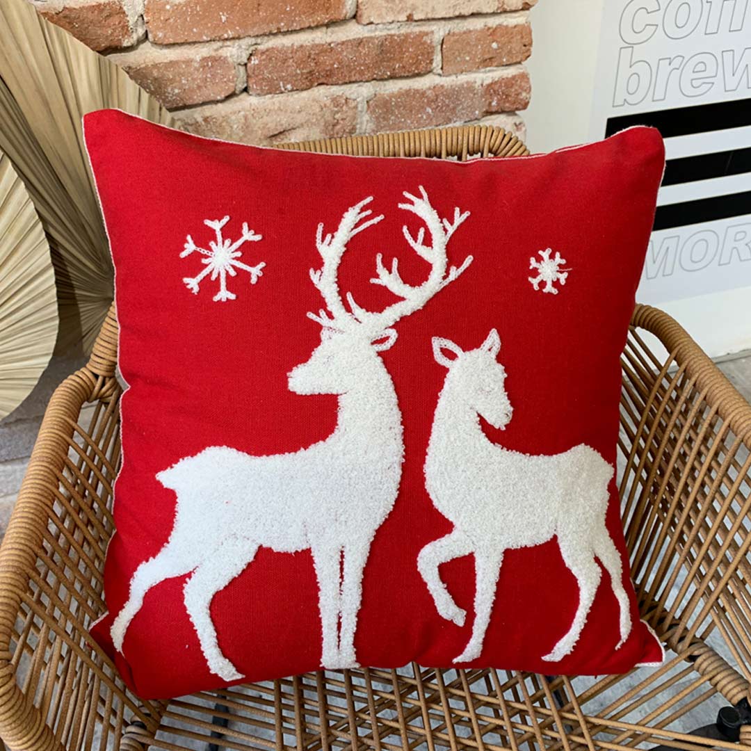 Christmas  Embroidered Cushion Covers
