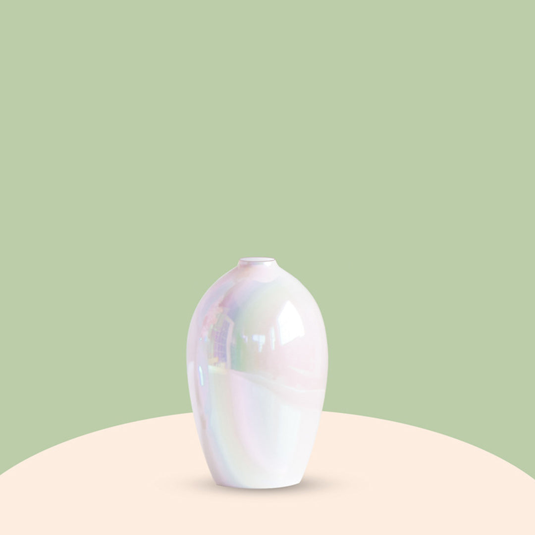 Kreative Regenbogen-Keramikvase