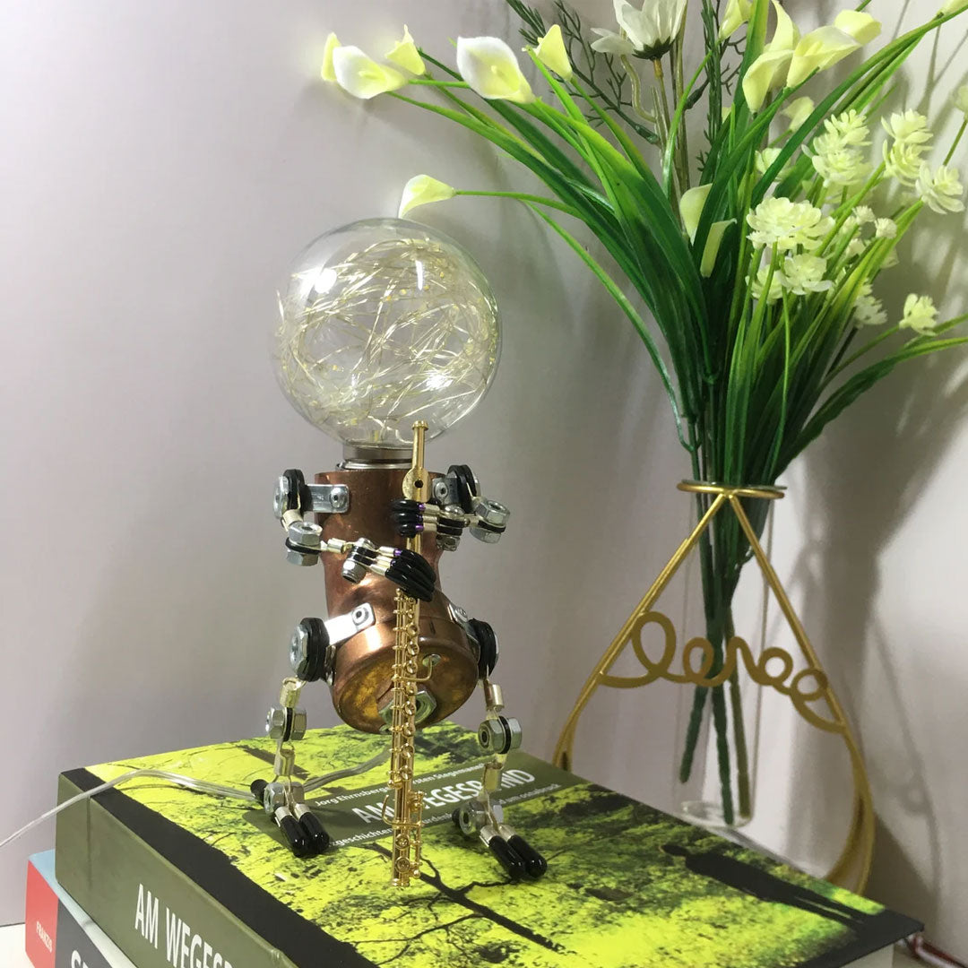 Lámpara Robot Steampunk