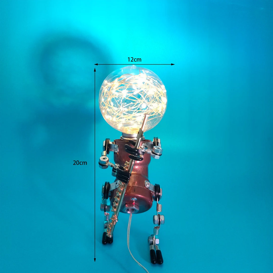 Lampe Robot Steampunk