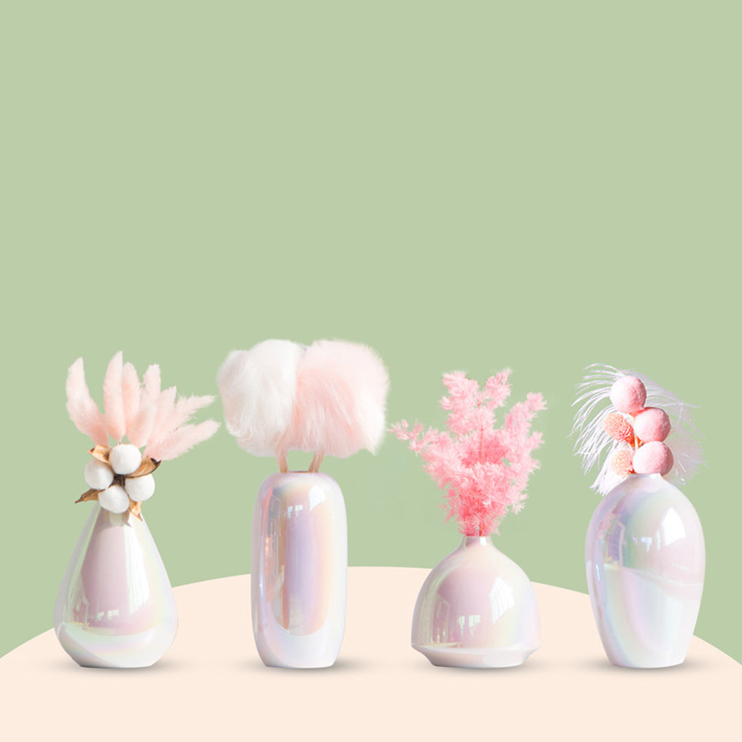 Kreative Regenbogen-Keramikvase