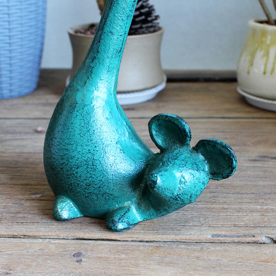 Cast Iron Mouse Paper Towel Holder