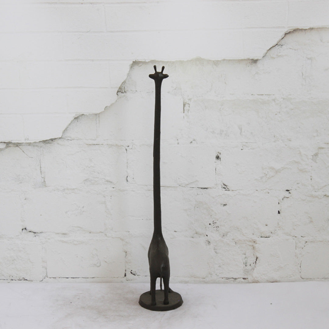 Giraffe Cast Iron Paper Towel Holder