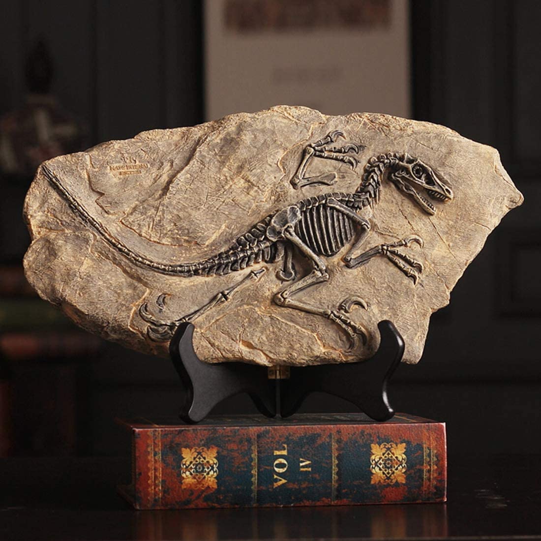 Resin Dinosaur Fossil Statue