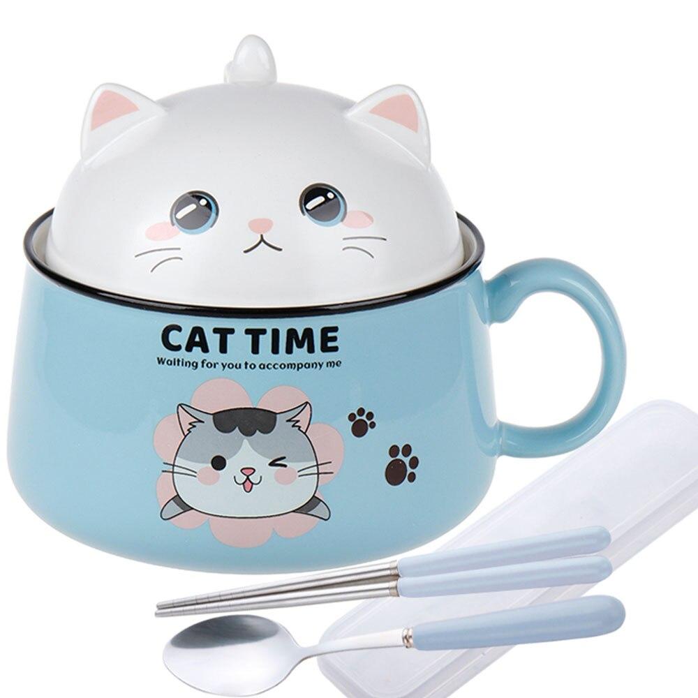 Contenedor de comida estilo gato