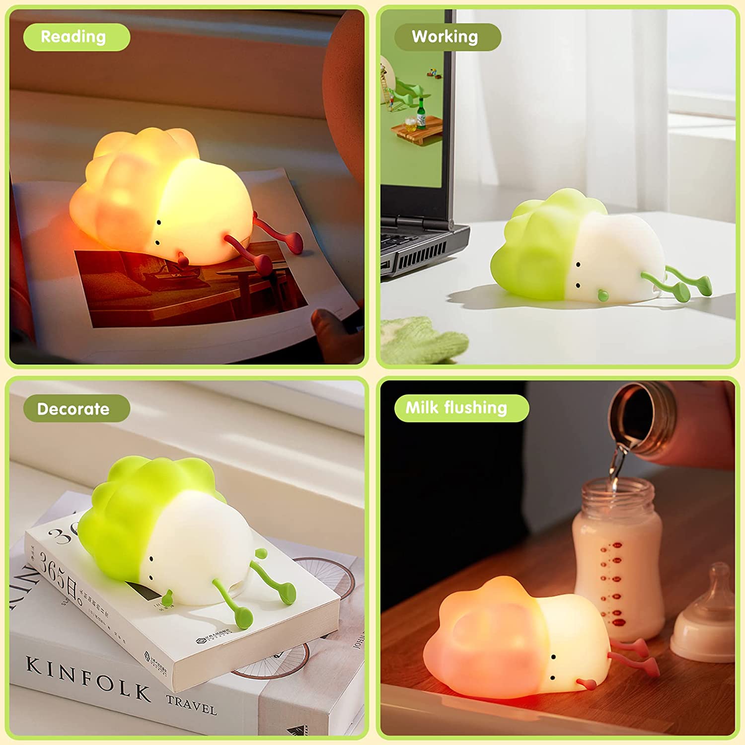 Lying Cabbage Night Light