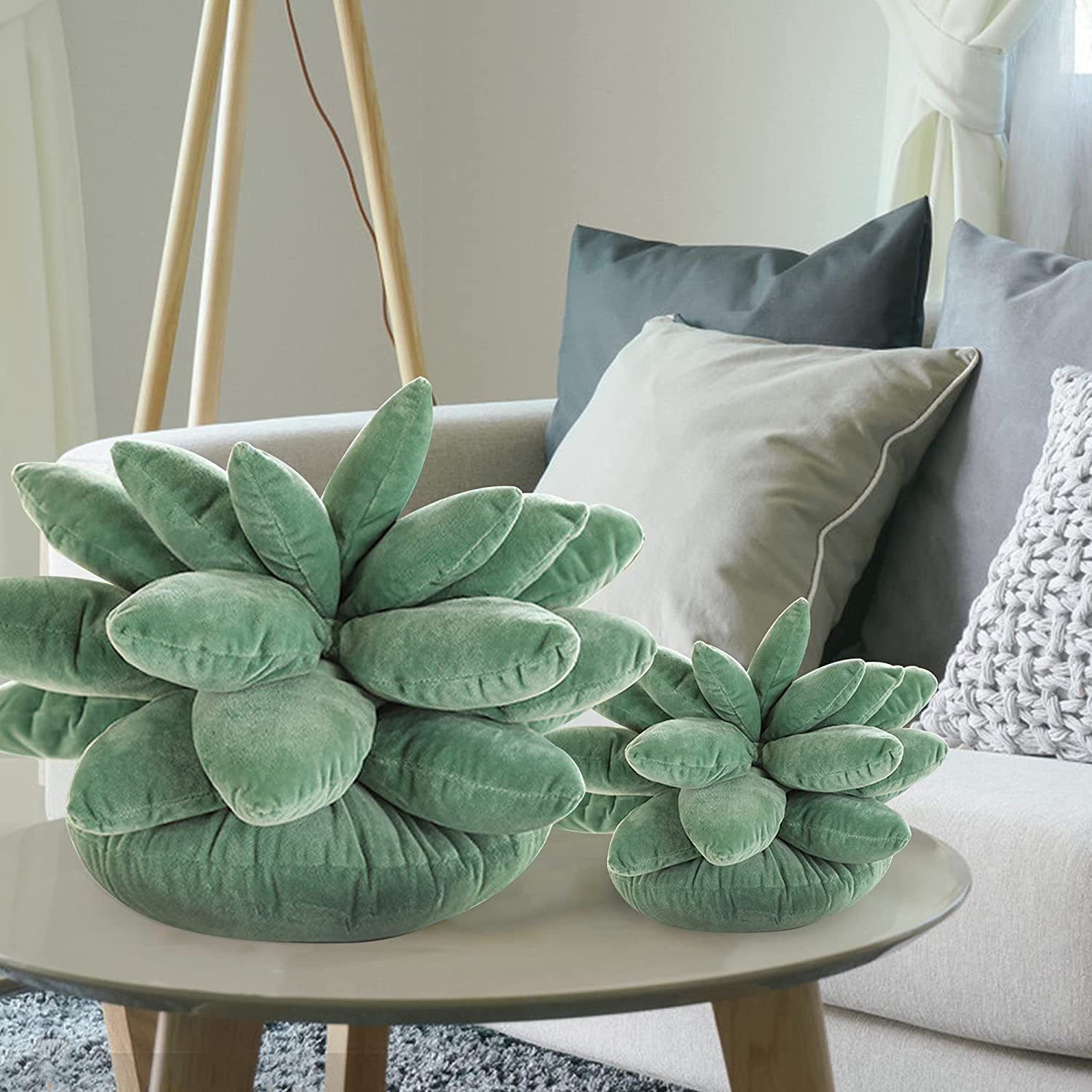 3D Succulents Cactus Pillow